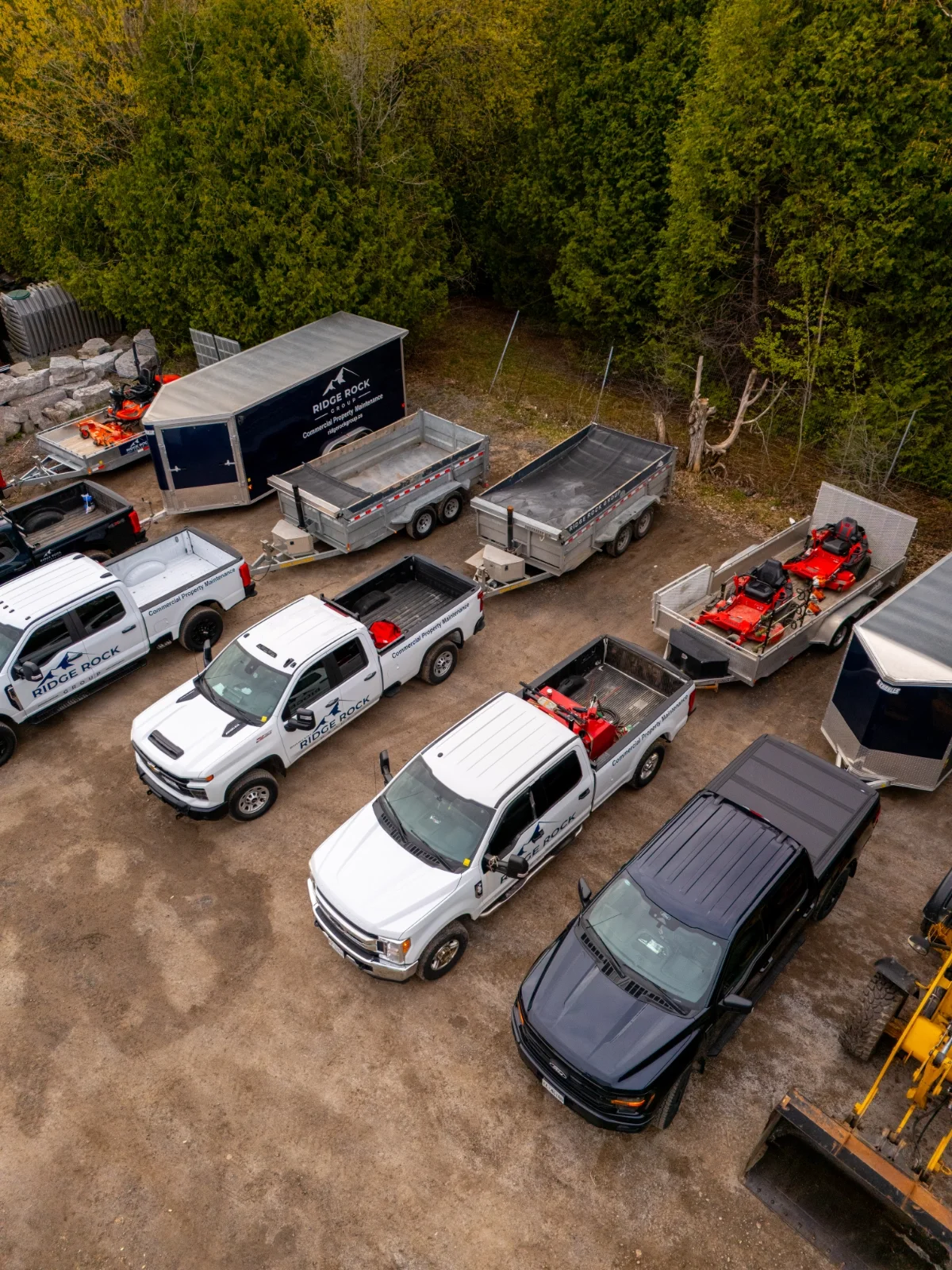 Landscape construction equipment