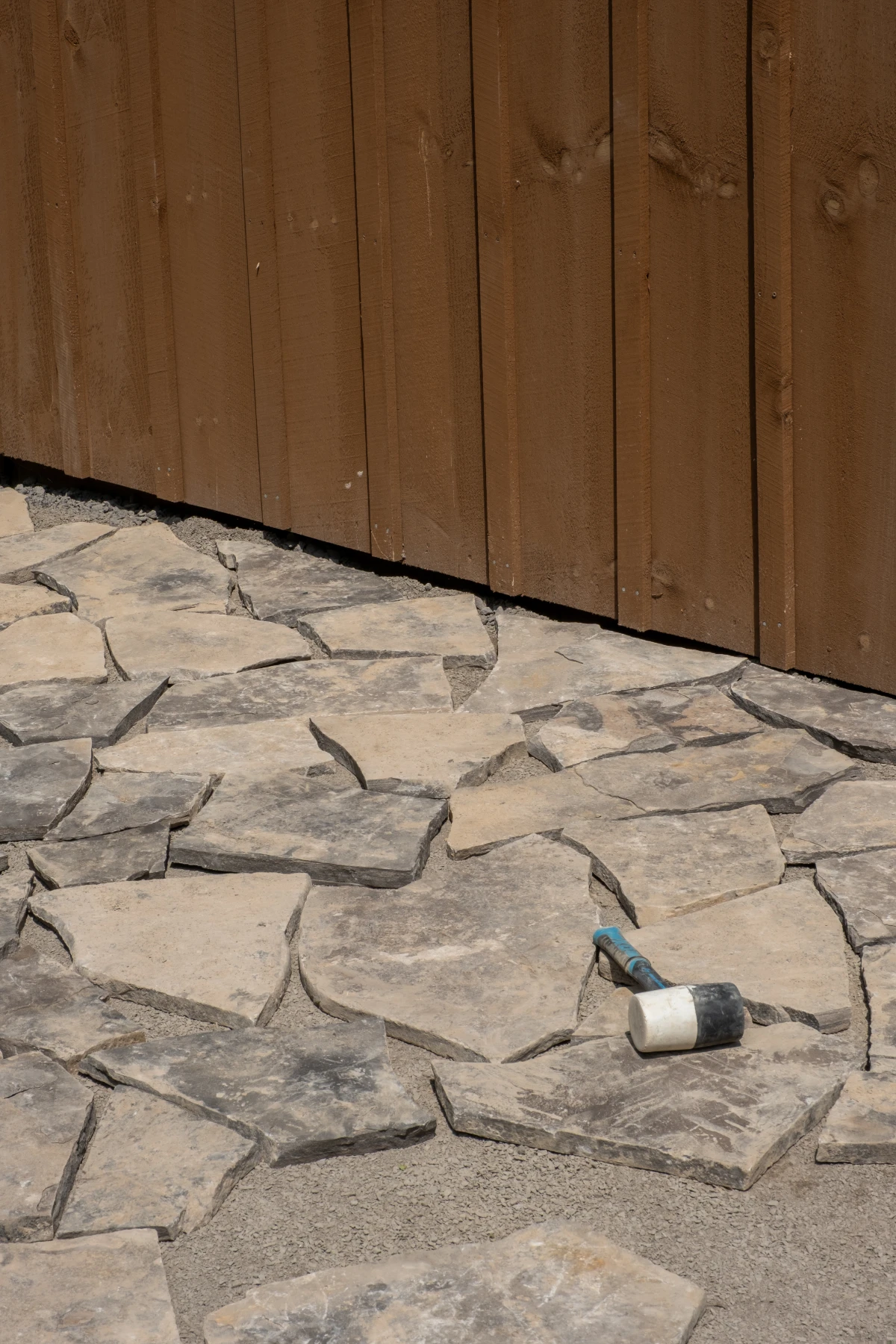 Residential interlock installation