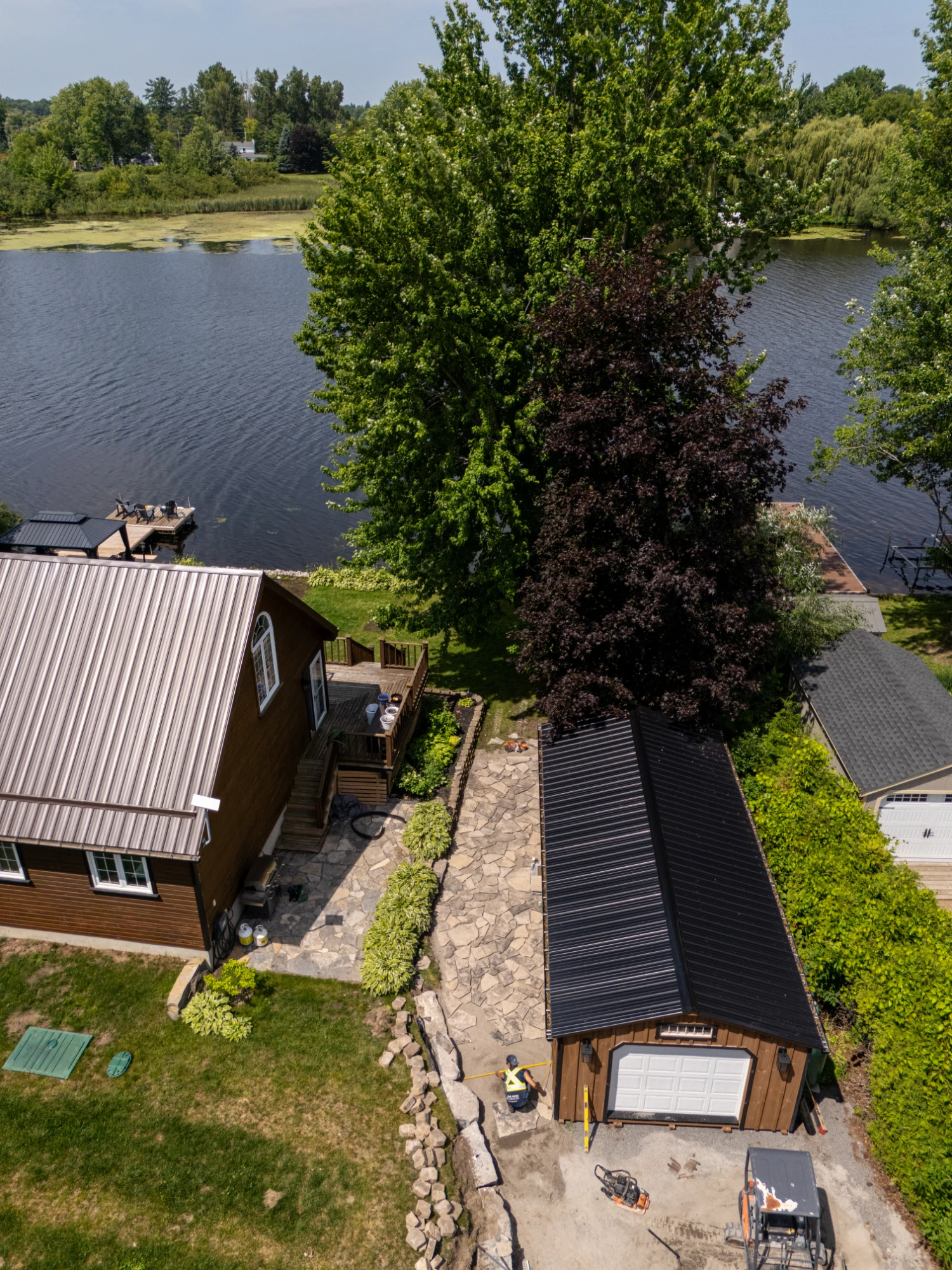 Residential landscaping project